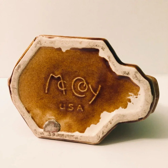 Vintage Mccoy Art Pottery Wishing Well  Planter USA - Picture 5 of 16